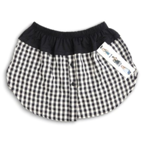 NEW! Demdaco Gingham Shirt Extender with Buttons - Medium (3 Extenders) - Picture 2 of 4